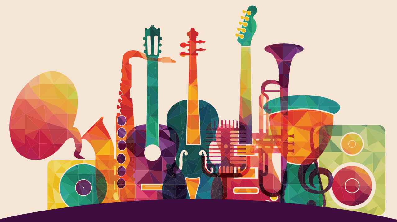 Musical instruments - Background Music