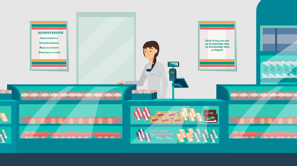 Market in 7eleven Instructional Animated Series