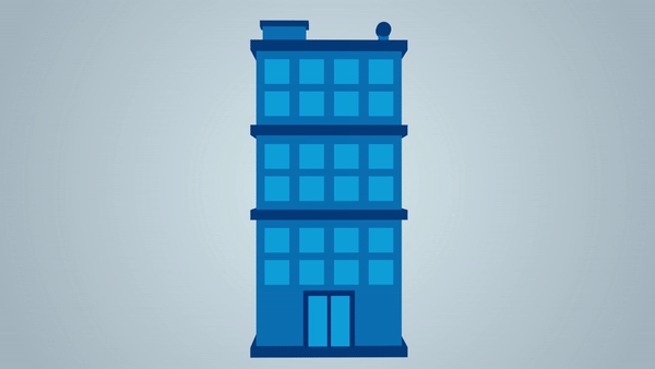 High-rise buildings - 2D Animation
