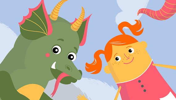 Cartoon Characters in Kids Content Video