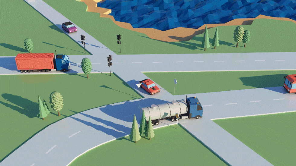 Road traffic | 3D Animation | Safe Drive Explainer Video