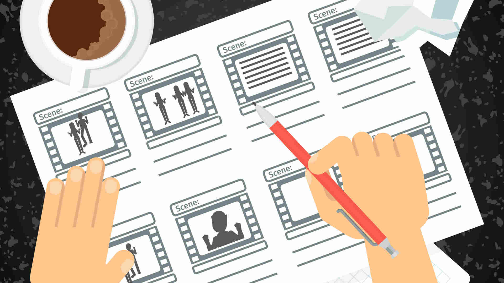 How to easily create a tempting storyboard for a video