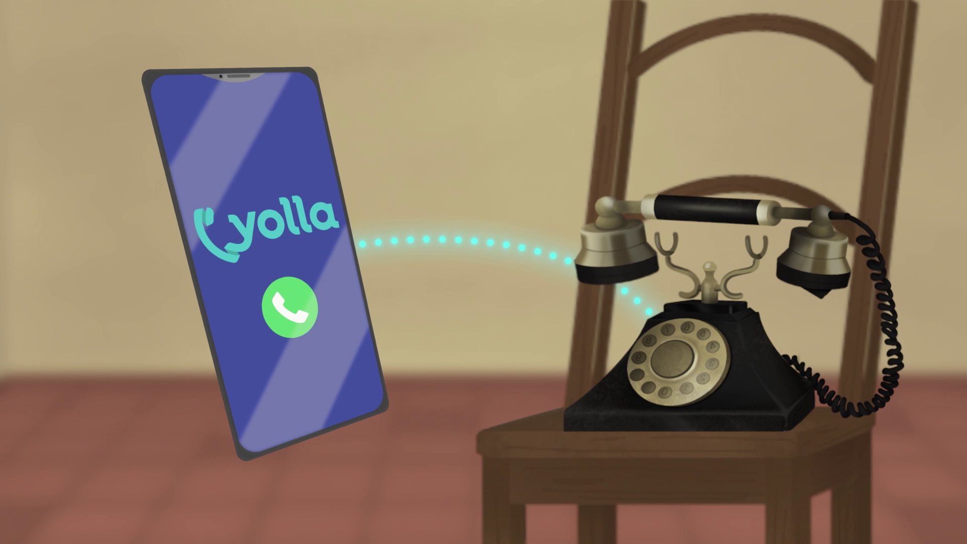 Yolla - cheap calls - Animation