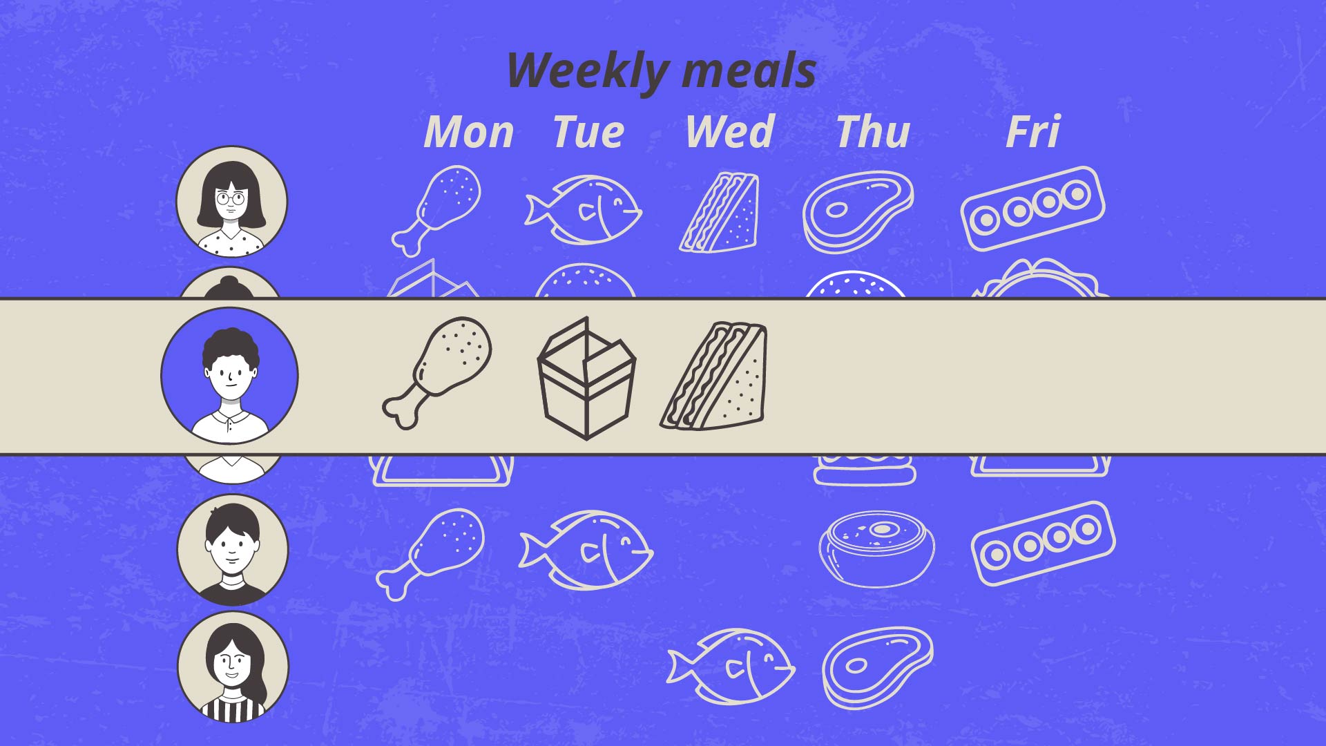 Weekly meals - Food ordering app video