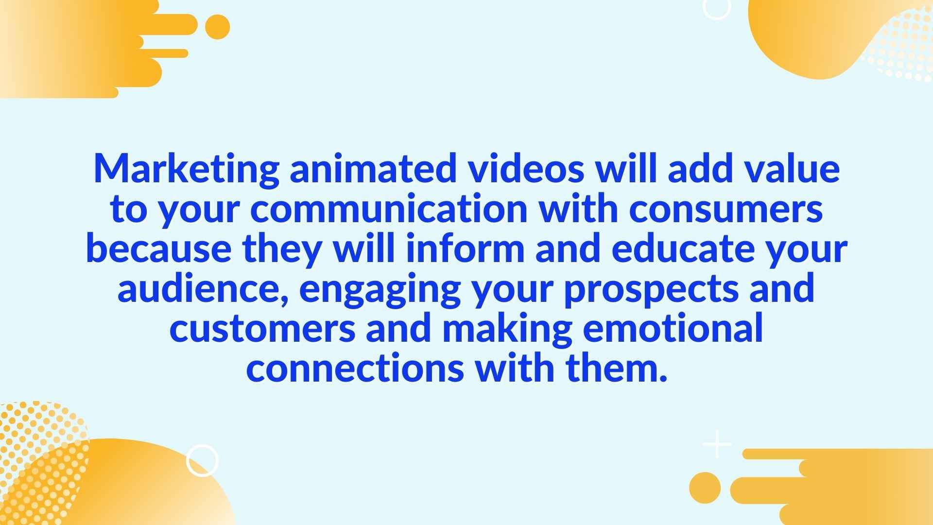 Animated marketing videos