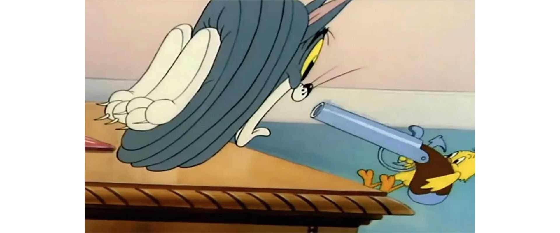 Cartoon "Tom and Jerry" - the use of animated technique Exaggeration