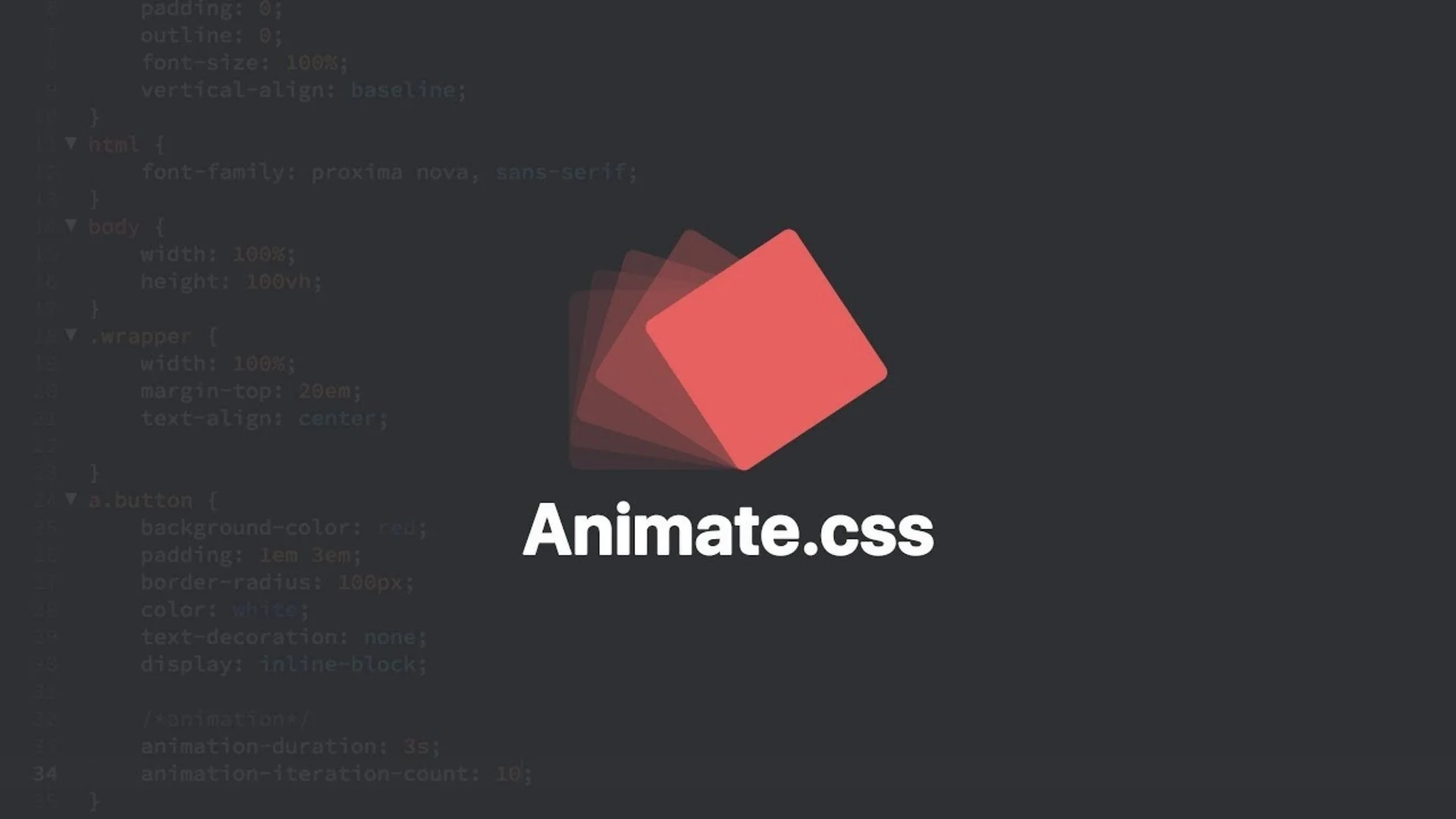 An example of CSS animation on a shape