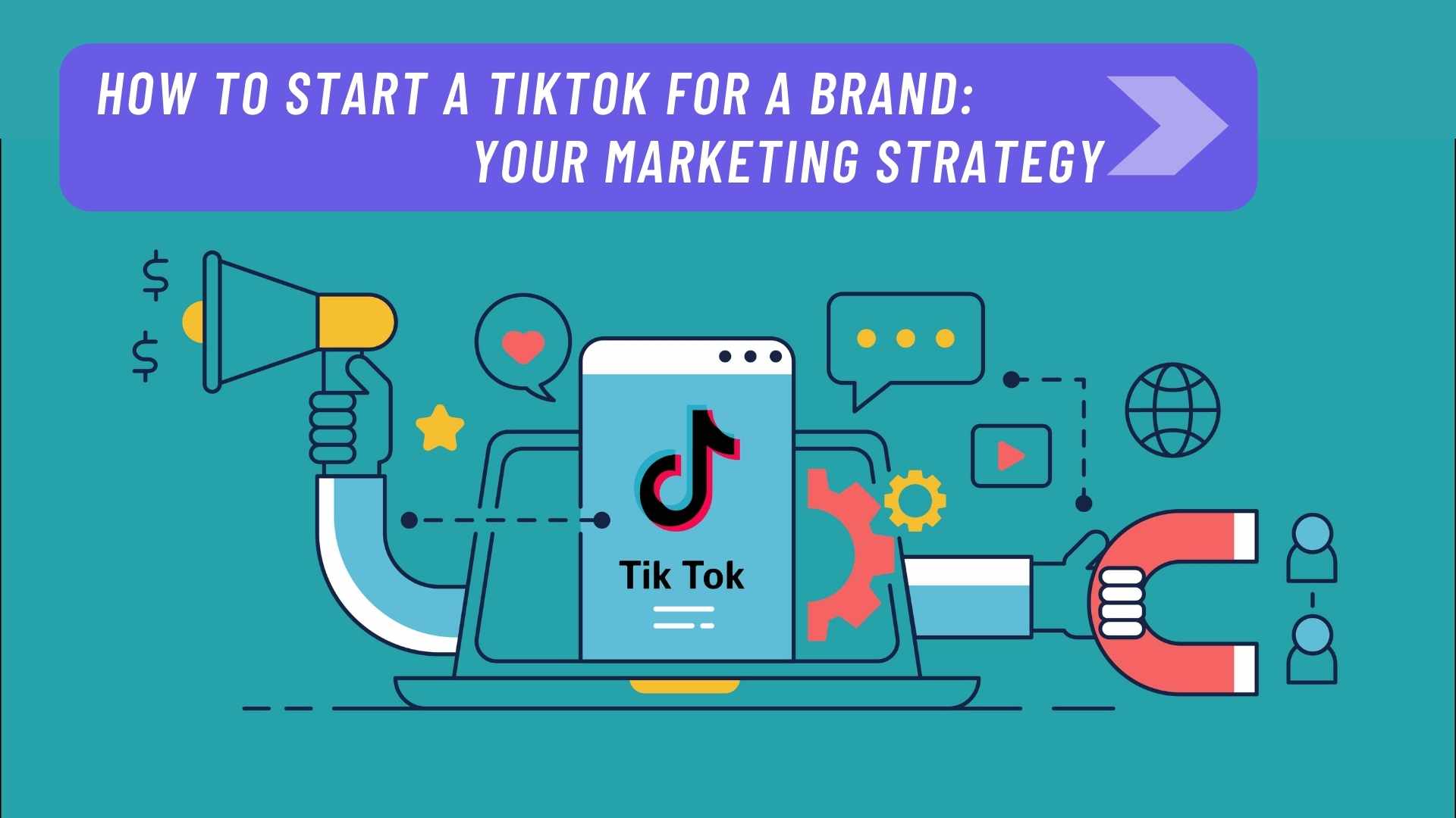 Animation image TikTok for a Brand