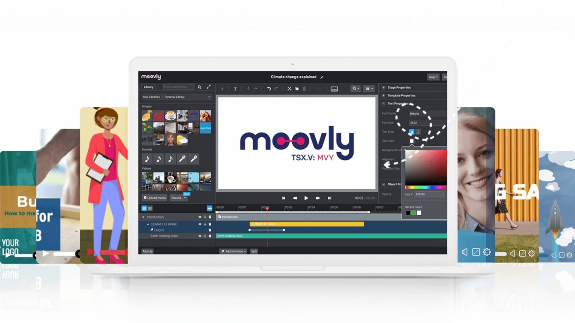 Moovly - one of the best animation makers