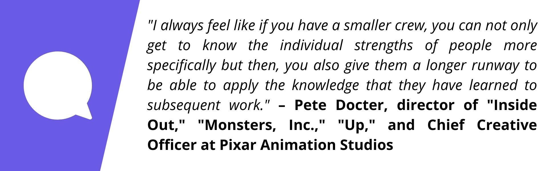 Pete Docter, Chief Creative Officer at Pixar Animation Studios
