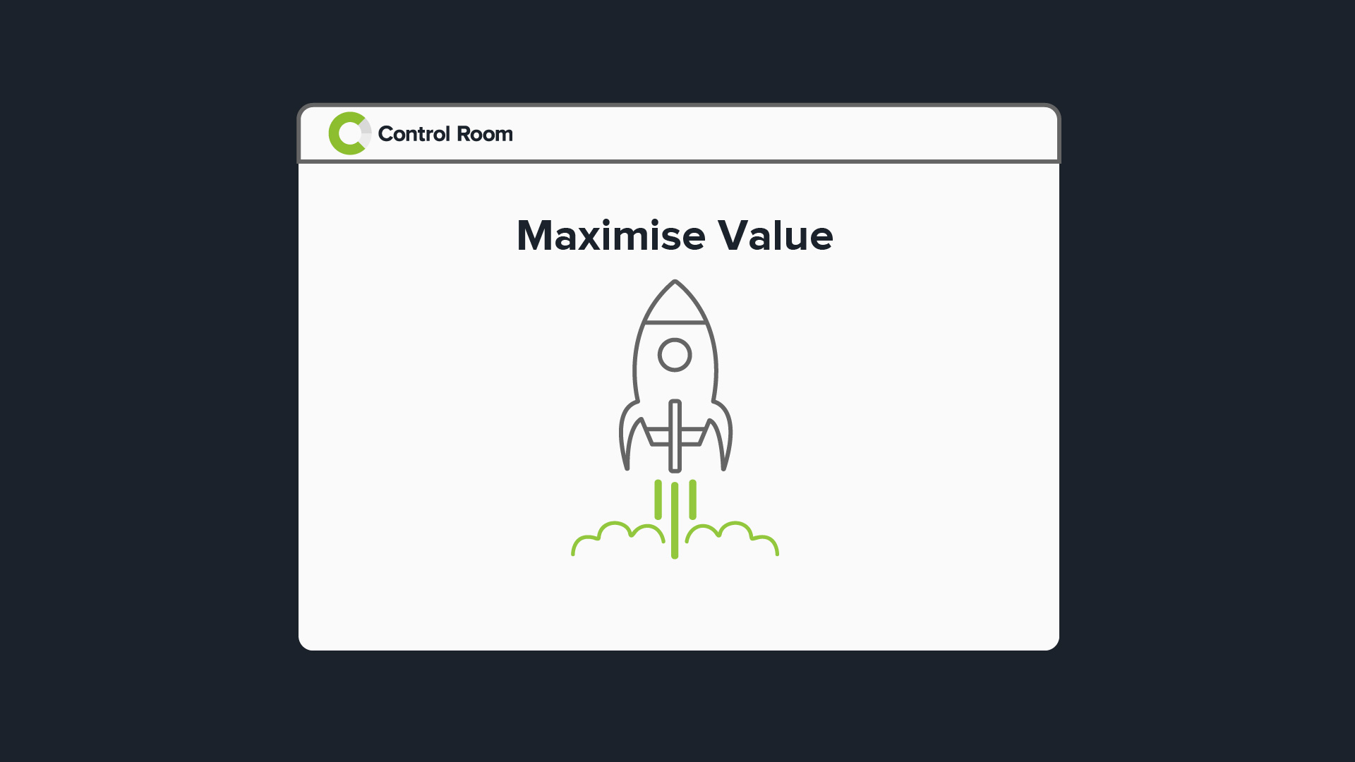 Maximise Value - Control Room - Marketing