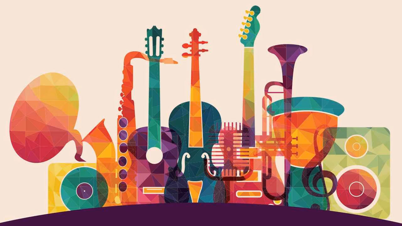 Musical instruments - Background Music