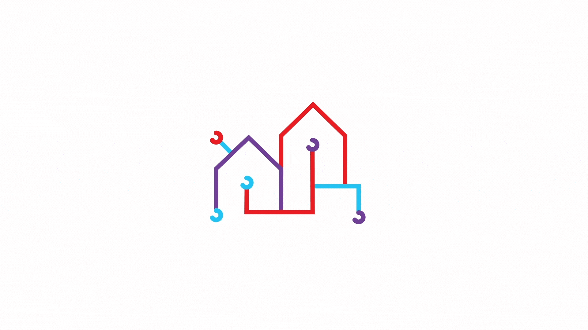 Animated digital house – smart city concept