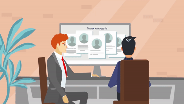 Candidate selection in a company – animated business video